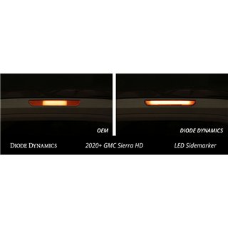 Diode Dynamics | Direct replacement for your factory sidemarker lamp. - Sierra 2500 HD 6.6L 2020-2023