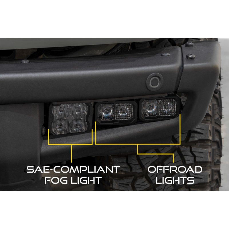 Diode Dynamics | Pod light featuring advanced TIR optics for high efficiency and focus. - Bronco 2.3T / 2.7T / 3.0T 2021-2025