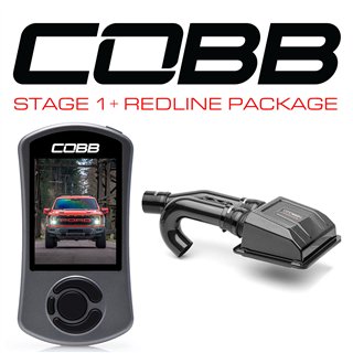 COBB | Stage 1+ Redline Carbon Fiber Intake Power Package - F-150 Raptor 2021-2023