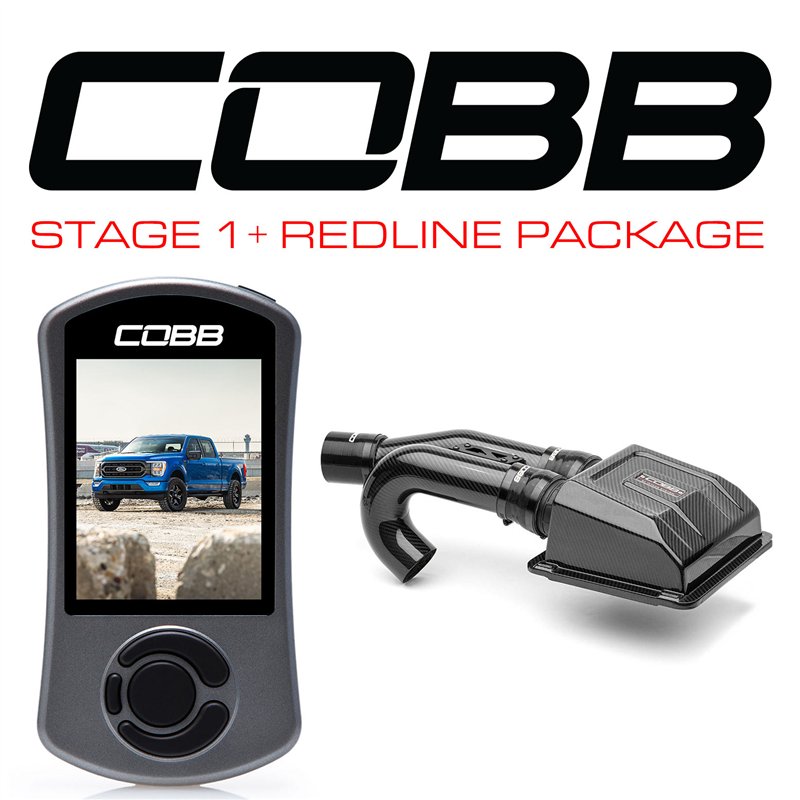 COBB | Stage 1+ Redline Carbon Fiber Intake Power Package - F-150 Tremor 2021-2022