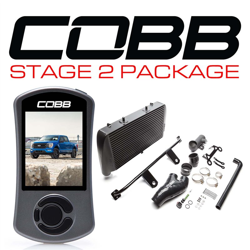 COBB | Stage 2 Power Package Black - F-150 3.5L / Tremor 2021-2022 COBB Performance Packages