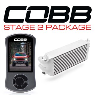 COBB | Stage 2 Power Package Silver Factory Location Intercooler (No Intake) - F-150 Raptor 2021-2023