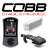 COBB | Stage 2 Power Package Silver Factory Location Intercooler (w/ HCT Intake) - F-150 Raptor 2021-2023