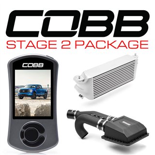 COBB | Stage 2 Power Package Silver Factory Location Intercooler (w/ HCT Intake) - F-150 Tremor 2021-2022