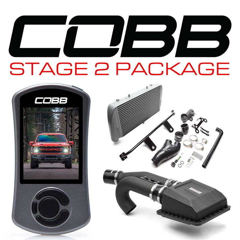 COBB | Stage 2 Power Package Silver FMIC (w/ HCT Intake) - F-150 Raptor 2021-2023