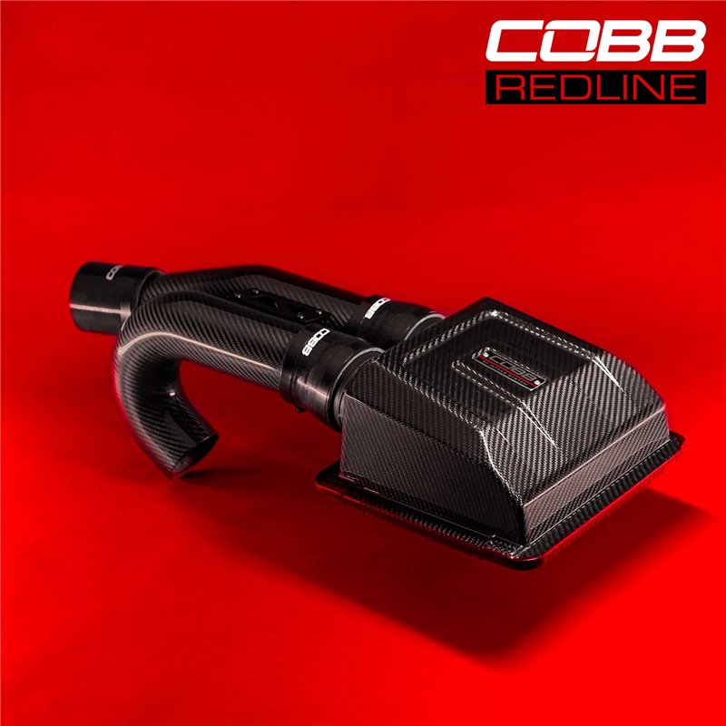 COBB | Stage 2 Redline Carbon Fiber Intake Power Package Silver FMIC - F-150 Raptor 2021-2023