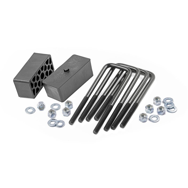 Rough Country | 2 Inch Block & U-Bolt Kit - Tacoma / Tundra 2000-2023