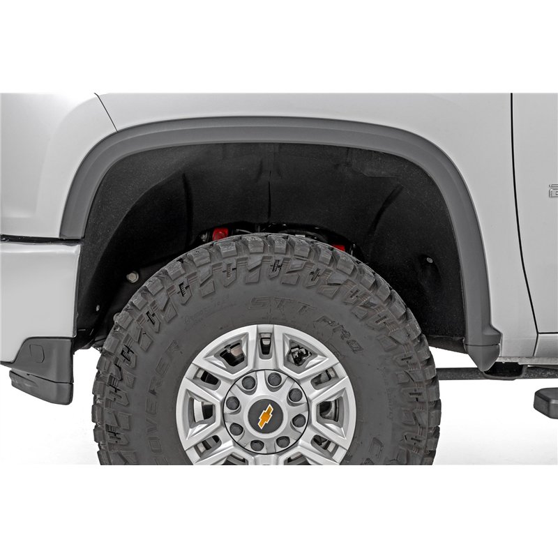 Rough Country | Mud Flap Delete - Silverado 2500 HD / 3500 HD 6.6L 2020-2025