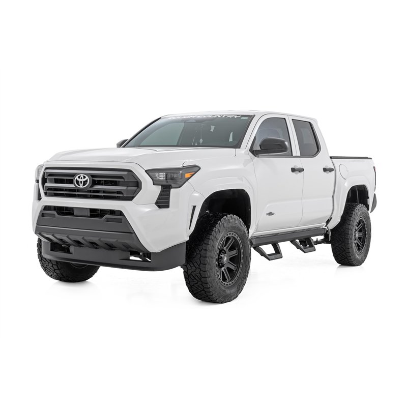 Rough Country | SRX2 Adjustable Aluminum Steps - Tacoma 2.4T 2024-2025