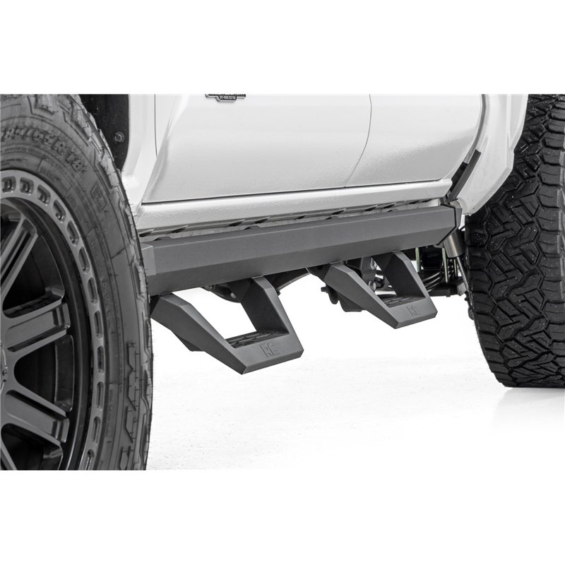 Rough Country | SRX2 Adjustable Aluminum Steps - Tacoma 2.4T 2024-2025