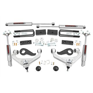 Rough Country | 3 Inch Lift Kit - Silverado / Sierra 2500 HD / 3500 HD 6.6L 2020-2025