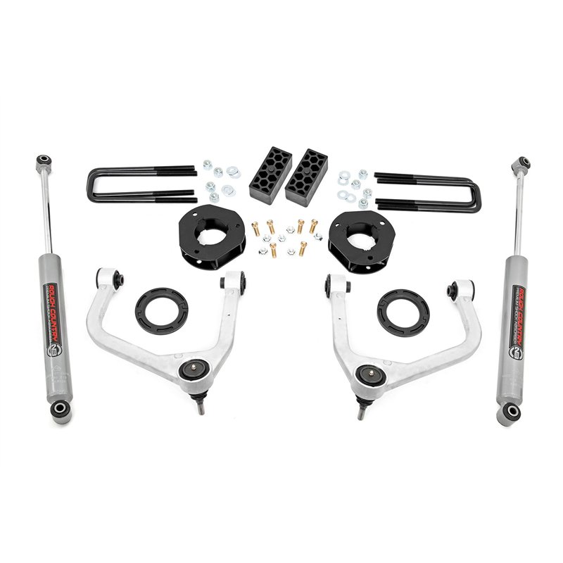 Rough Country | 3.5 Inch Lift Kit - Silverado 1500 / Limited 2019-2024