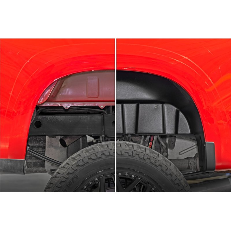 Rough Country | Rear Wheel Well Liners - Silverado 1500 / Limited 2019-2025 Rough Country Wheel Well Guard