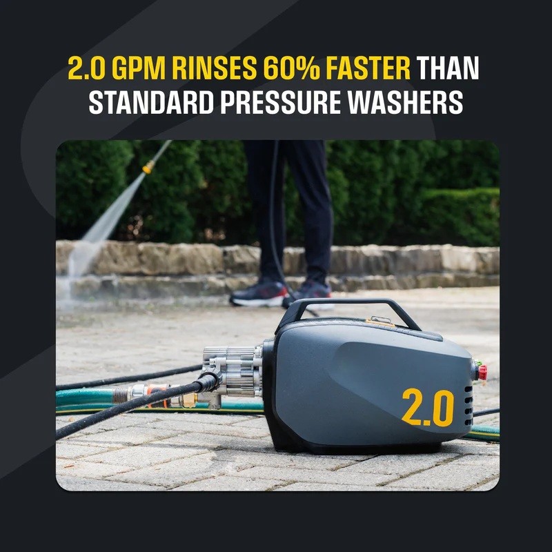 ACTIVE | 2.0 Electric Pressure Washer Kit (2.0 GPM / 1800 PSI) ACTIVE Laveuses à pression