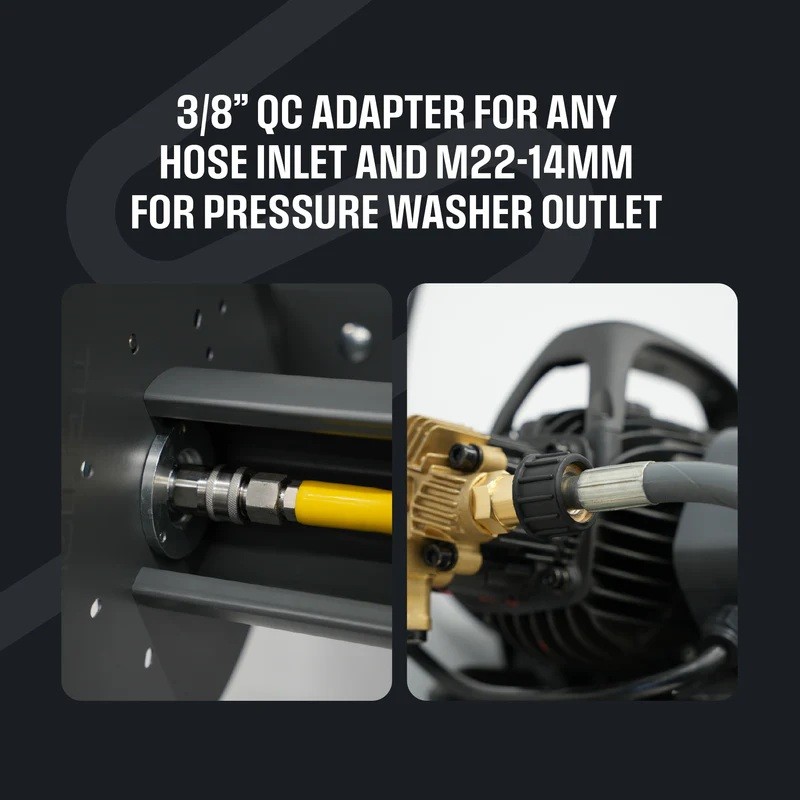 ACTIVE | Hose Reel M-Series for Pressure Washer Hoses ACTIVE Laveuses à pression