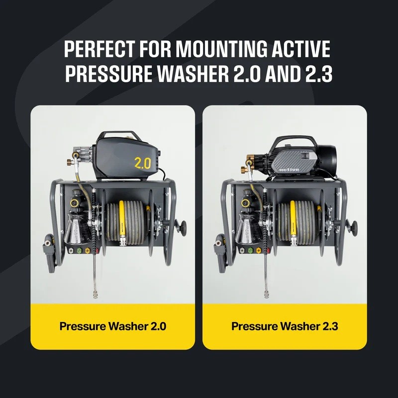 ACTIVE | Hose Reel Wall Mount System ACTIVE Laveuses à pression