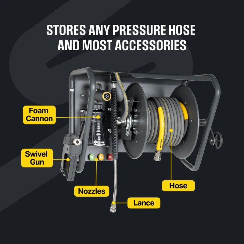 ACTIVE | Hose Reel Wall Mount System ACTIVE Laveuses à pression