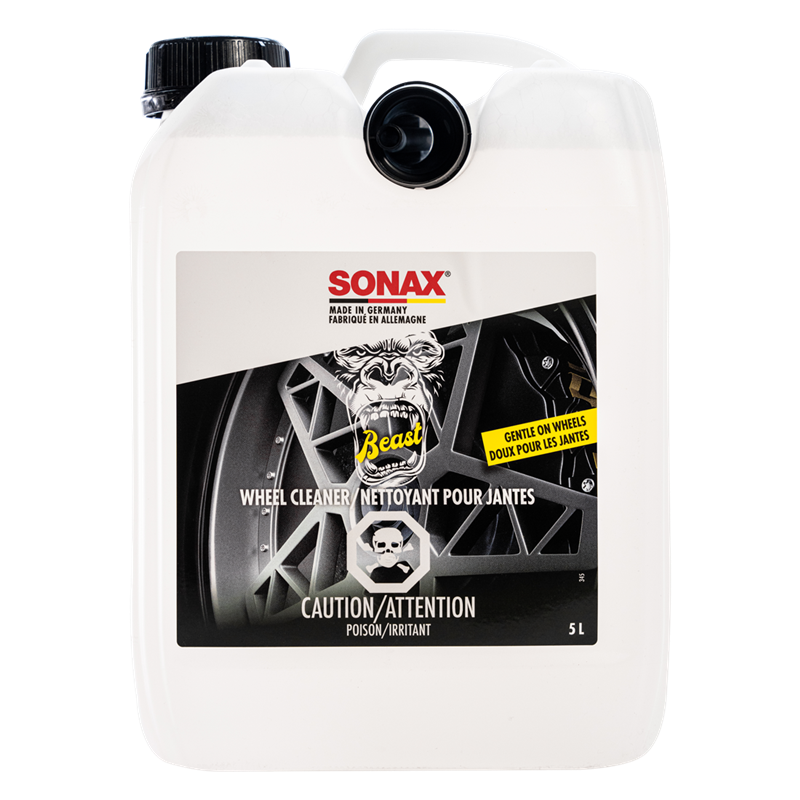 SONAX | Nettoyant pour jantes «Beast» - 5L SONAX Entretien des roues et pneus