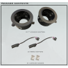 Morimoto |7in LED Headlight Adapters (Pair) - Wrangler / Gladiator 2018-2026 (w/ Halogen Headlights)
