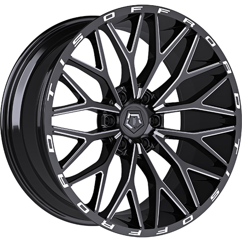 TIS Wheels | 566 20x9.0 ET18 - Gloss Black - Milled Edge