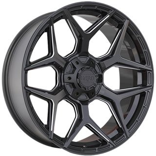 Ruffino HARD | XPLORER 22x9.5 ET15 - Noir lustre - Rebord usine