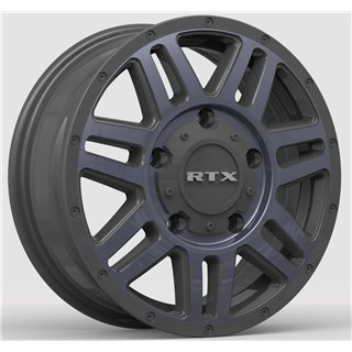 RTX | Adventure (5 Lugs) 16x6.0 ET45 - Noir satin, Gris machiné RTX Jantes en alliage