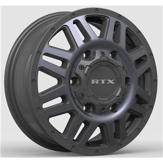 RTX | Adventure (6 Lugs) 16x6.0 ET45 - Noir satin machiné gris