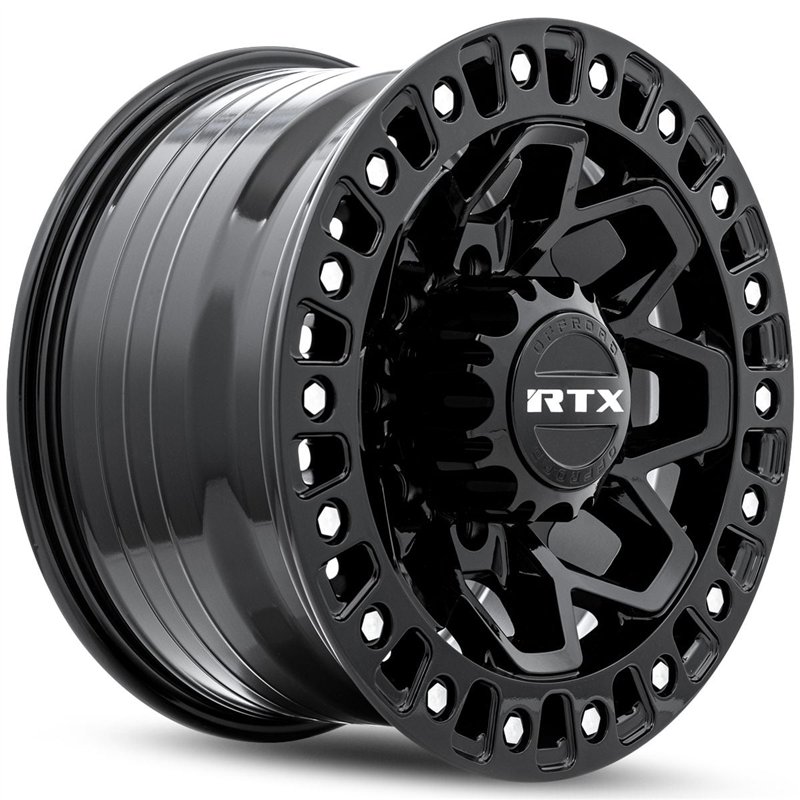 RTX | Zion 17x9.0 ET-15 - Noir Lustré Rivet Usiné