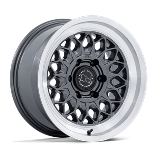 Black Rhino Hard Alloys | BR034 GRAZ 17x8.5 ET25 - GLOSS GUNMETAL W/ MACHINED LIP