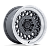 Black Rhino Hard Alloys | BR034 GRAZ 17x8.5 ET25 - GLOSS GUNMETAL W/ MACHINED LIP