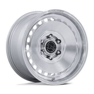 Black Rhino Hard Alloys | BR036 BASIN 17x8 ET32 - GLOSS SILVER W/ MACHINED FACE