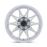 Black Rhino Hard Alloys | BR038 RONIN 17x8.5 ET0 - GLOSS SILVER W/ MACHINED FACE