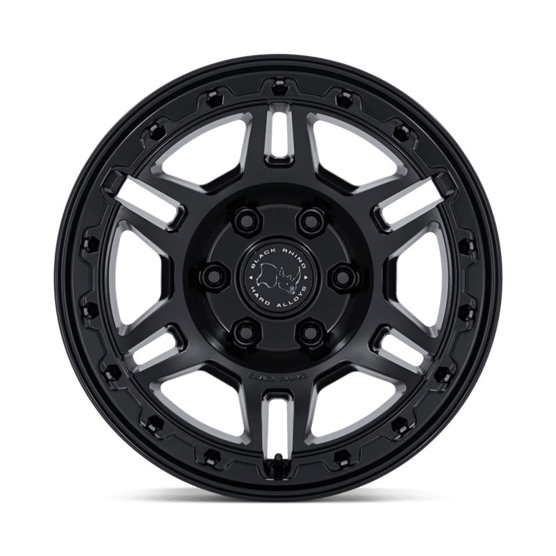 Black Rhino Hard Alloys | BR039 VANGUARD 17x8 ET32 - MATTE BLACK