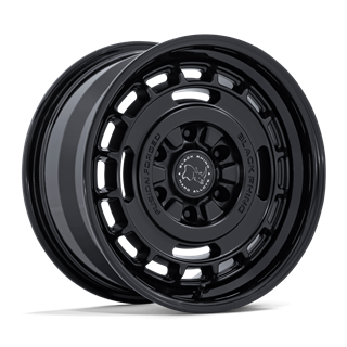 Black Rhino Hard Alloys | BR600 VAGABOND 17x8.5 ET25 - MATTE BLACK W/ GLOSS BLACK LIP