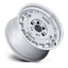 Black Rhino Hard Alloys | BR600 VAGABOND 17x8 ET32 - GLOSS SILVER W/ MACHINED FACE