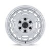 Black Rhino Hard Alloys | BR600 VAGABOND 17x8 ET32 - GLOSS SILVER W/ MACHINED FACE