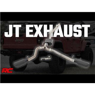 Rough Country | Exhaust System - Gladiator 3.6L 2020-2022 Rough Country Cat-Back Exhausts
