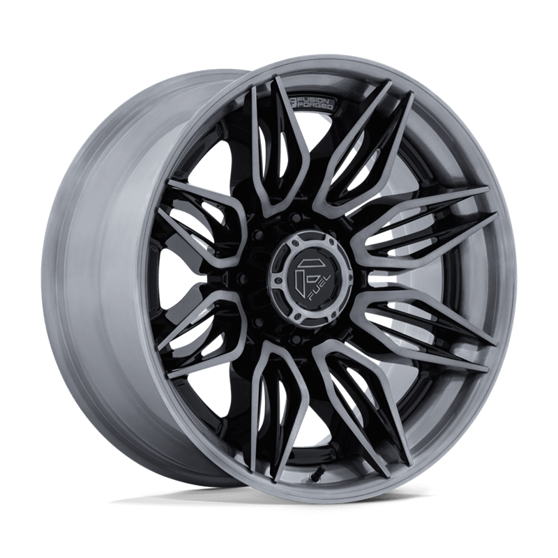 Fuel Off-Road | FC404 MUTINY 22x10 ET-18 - GLOSS BLACK BRUSHED DARK TINT