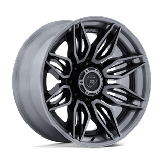 Fuel Off-Road | FC404 MUTINY 22x10 ET0 - GLOSS BLACK BRUSHED DARK TINT
