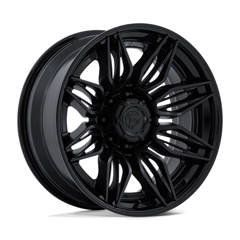 Fuel Off-Road | FC404 MUTINY 22x10 ET-18 - MATTE BLACK W/ GLOSS BLACK LIP