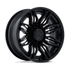 Fuel Off-Road | FC404 MUTINY 22x10 ET-18 - MATTE BLACK W/ GLOSS BLACK LIP