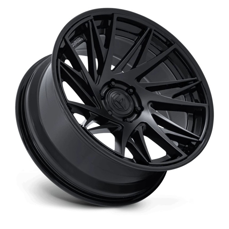 Fuel Off-Road | FC405 DYNAMO 20x9 ET1 - MATTE BLACK W/ GLOSS BLACK LIP