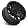 Fuel Off-Road | FC405 DYNAMO 20x9 ET1 - MATTE BLACK W/ GLOSS BLACK LIP