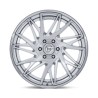 Fuel Off-Road | FC405 DYNAMO 20x9 ET1 - GLOSS SILVER BRUSHED W/ CHR-LP