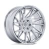 Fuel Off-Road | FC405 DYNAMO 22x9.5 ET20 - GLOSS SILVER BRUSHED W/ CHR-LP