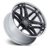 Fuel Off-Road | FC408 FLIGHT 22x10 ET-18 - GLOSS GUNMETAL W/ CHROME LIP