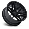 Fuel Off-Road | FC408 FLIGHT 20x10 ET-18 - MATTE BLACK W/ GLOSS BLACK LIP