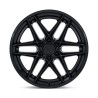 Fuel Off-Road | FC408 FLIGHT 20x9 ET1 - MATTE BLACK W/ GLOSS BLACK LIP