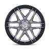 Fuel Off-Road | FC408 FLIGHT 20x10 ET-18 - CHROME W/ GLOSS BLACK LIP