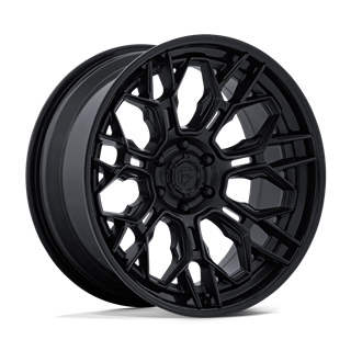 Fuel Off-Road | FC409 HIVE 20x10 ET-18 - MATTE BLACK W/ GLOSS BLACK LIP